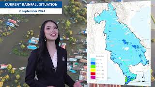 Mekong Flood and Drought Forecast on 2 September 2024 [upl. by Ainahtan]