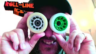 Roll Line Ice 92A 95A Quad Roller Skate Wheels Review [upl. by Waligore]