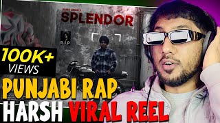 Harsh Likhari Splendor Song Rapper Reaction [upl. by Barren]