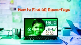 How to find OG GamerTags [upl. by Fita]