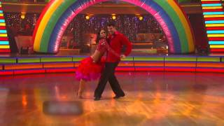 Rob Kardashian amp Cheryl Burkes Samba  Week 9 of DWTS [upl. by Eillor]