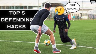 5 BASIC DEFENDING SECRETS  How to improve as a defender in soccer FAST [upl. by Brade]