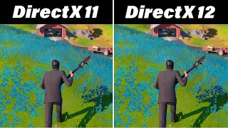 Fortnite Dx11 vs Dx12 Performance Comparison [upl. by Anitsyrk]