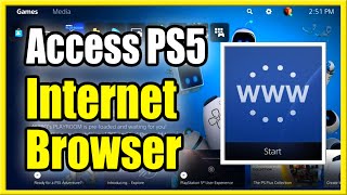 How to Access PS5 Internet Browser amp Adjust Settings Fast Method [upl. by Wrigley170]