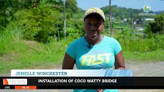 INSTALLATION OF COCO WATTY BRIDGE [upl. by Anilah]