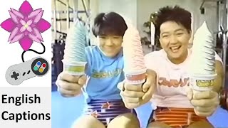 Crush Gals Akagi Super Soft Ice Cream Japanese Commercial [upl. by Yle]