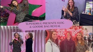 Superdrug Presents Come With Me amp What Is In The £300 Goodie Bag [upl. by Eillah]