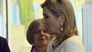 Koningin MÃ¡xima bezoekt Zadkine Startcollege [upl. by Murial]