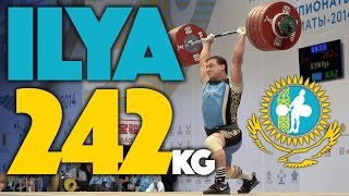 Ilya Ilyin  242kg Clean and Jerk World Record [upl. by Enidaj]