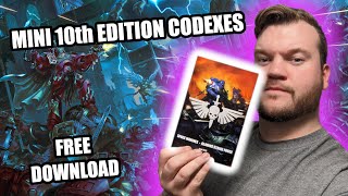 I made PRINTABLE 10th Edition Codexes for EVERY ARMY in Warhammer 40k [upl. by Nav568]