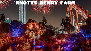 🔴 Live Knotts Berry Farm Christmas Time Merry Farm predictions New Merch park updates 11824 [upl. by Aliakim]