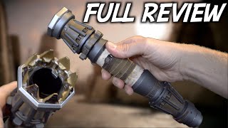 Star Wars Galaxys Edge Rey Skywalker Lightsaber Review [upl. by Shaia156]