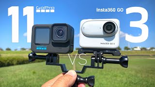 【はじめてのアクションカメラはどっち？】GoPro HERO11 vs Insta360 GO3 [upl. by Petulia314]