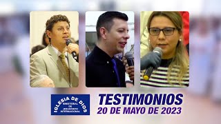 Testimonios 20 de mayo de 2023  Iglesia de Dios Ministerial de Jesucristo Internacional [upl. by Dnivra]