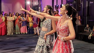 Beautiful Sangeet Dance Performance by the Bride and her Sister  Indian Wedding 4K [upl. by Waltner512]