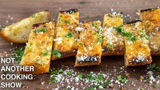 How To Make Garlic Bread  Video Recipe [upl. by Winterbottom367]