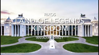 Rixos Land of Legends Kingdom Hotel and Theme Park in Belek near Antalya Turkey [upl. by Elylrac]