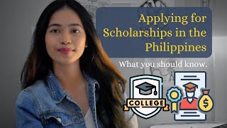 What you should know before applying for scholarships in the PH [upl. by Lalad]