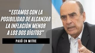 Guillermo Francos quotEstamos con la posibilidad de alcanzar la inflación menor a los dos dígitosquot [upl. by Nipha333]