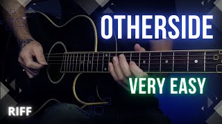 Otherside  Red Hot Chili Peppers  Riff Tabs  Guitar LessonTutorial  Acoustic Riff 33 [upl. by Areemas]