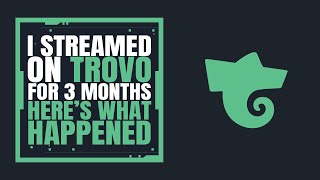 I streamed for 3 Months on Trovo  What happened All StatsTrovo 500 [upl. by Magdau]