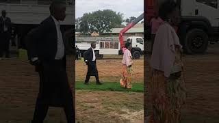 Rt Hon Kadaga arrives at Kyambogo University at the inaugural graduation Of Kiswahili students [upl. by Gertie]