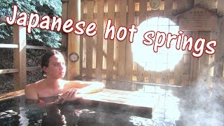 How to do Japanese Onsen adventures inside a traditional Japanese public bath [upl. by Casmey]