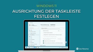 Taskleiste links oder zentriert anzeigen Windows 11 [upl. by Acissehc45]