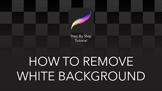 Remove White Background in Procreate  How To Remove White Background in Procreate [upl. by Kihtrak]