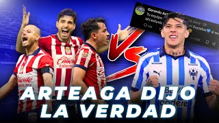 GERARDO ARTEAGA LE DIJO SUS VERDADES A LAS CHIVAS 😳🔥😱 [upl. by Eimar]