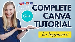 How To Use Canva For BEGINNERS FULL Canva Tutorial 2023 [upl. by Sisely]