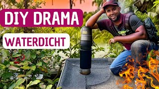 DIY DRAMA Leer zelf hoe je een rookgasafvoer waterdicht maakt op een dak [upl. by Metcalf]