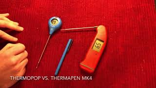 ThermoWorks  Thermapen Mk4 vs ThermoPop [upl. by Ttenrag795]