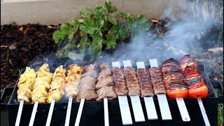 Joojeh Kabab Koobideh Kabab Barg Recipe Persian Kebabs [upl. by Ontina]