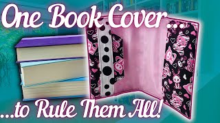 Sew a Book Cover that Will Magically Adjust to All of Your Books [upl. by Alvy479]