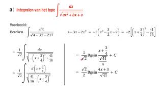 Integratiemethoden integralen van irrationale functies [upl. by Zavala]