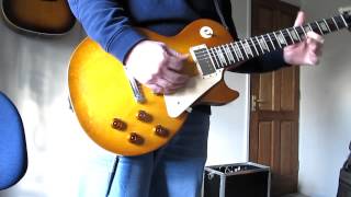 DiMarzio Super distortion Humbucker DP100 bridge Gibson Les Paul Studio 50s Tribute Demo [upl. by Ajtak782]