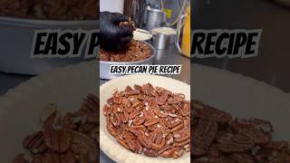 Simple Pecan Pie Making 🥧 [upl. by Dinse]