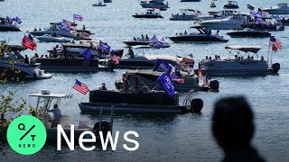 Multiple Boats Partaking in Trump Boat Parade Make Distress Calls [upl. by Strawn]