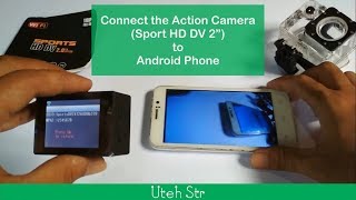 Connect the Action Camera Sports HD DV 2 Inch to Android Phone [upl. by Sigsmond]