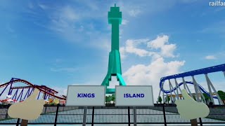 Kings Island in Theme Park Tycoon 2  Part 1 [upl. by Mistrot]