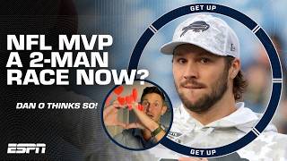 NFL MVP RACE HEATING UP 🔥 Josh Allen or Lamar Jackson 👀 IM SHOCKED  Dan Orlovsky  Get Up [upl. by Onairda]