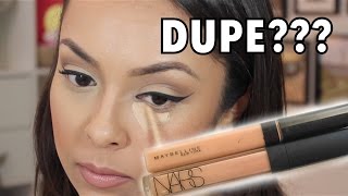 Nars Radiant Creamy Concealer vs Maybelline Fit Me Concealer  TrinaDuhra [upl. by Tengler]