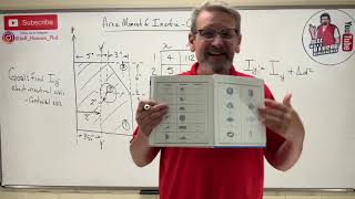 Statics Lesson 69  Moment of Inertia Composite Shape Method [upl. by Arotahs]