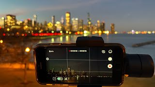 Chicago Skyline Sunset Timelapse [upl. by Latterll]