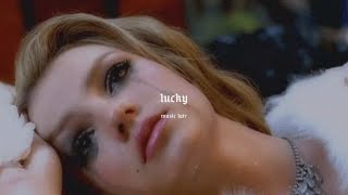 britney spears  lucky slowed  reverb [upl. by Eesdnil]