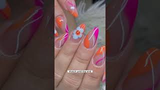 Summer Nail Trends You Must Try  Pinterest Aesthetic Inspired  Colorful Almond Gelx nails [upl. by Eahsat]