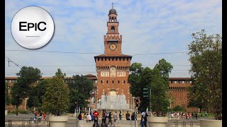 Castello Sforzesco Castle  Milan Italy HD [upl. by Sadowski]