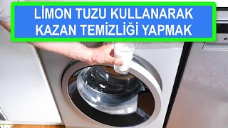 Çamaşır Makinesi Kazan Temizliğini Limon Tuzu Kullanarak Yapmak [upl. by Nair]