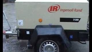 Ingersoll Rand 720 Mobile Compressor [upl. by Welles]